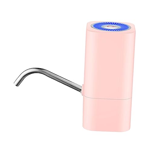 Electric Water-absorbing Machine Water Bottle Tumbler Cup Water Dispenser Water Chiller Pump Water Drink Potable Water Pump Practical Water Pump Camping Barreled Water Pump Pp Pink Angoily