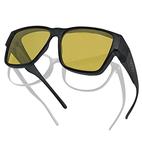 Polarized Fit Over Glasses XL Sunglasses Men Women Square for Big Wide Head UV Protection Outdoor