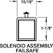 FOLGER ADAM-HANCHETT ENTRY SYS FOLGER 310 SOLENOID 076-0121-003