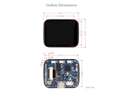 Waveshare ESP32-S3 Development Board with Onboard 1.69inch Touch LCD Display, 240280 Pixels, 262K Color Micro LCD Display, ESP32-S3, Accelerometer and Gyroscope Sensor - Image 6