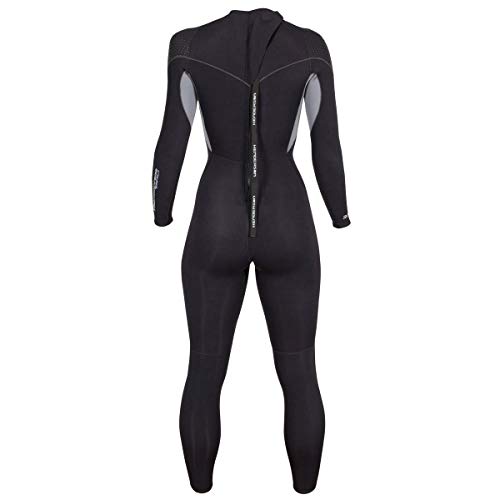 Henderson Women's Thermoprene Pro Wetsuit 7Mm Back Zip Fullsuit Black #TOP3