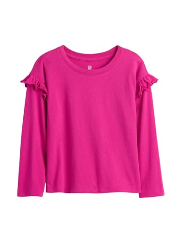 Haut en maille côtelée GAP bébé fille manches longues t-shirt tricot souple