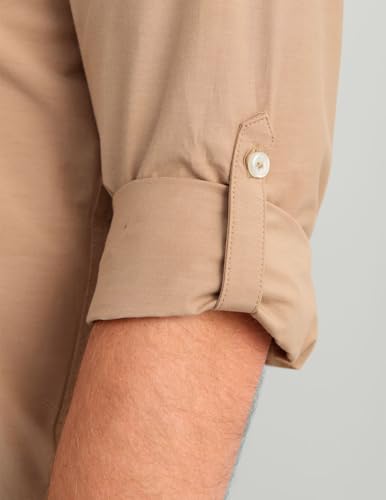 HUK Men's Next Level Solid Long Sleeve Fishing Button Down Shirt3