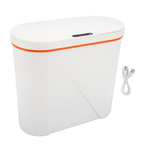 Papelera automática ovalada 15L con difusor de aceites