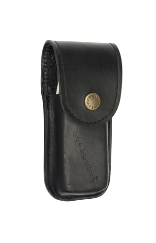 LEATHERMAN, Premium Heritage Snap Sheath for Multi-Tools, Black, Medium