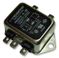 Filtre à montage sur châssis 6A | Filtres Power Line, 1 x Qté - 870-729