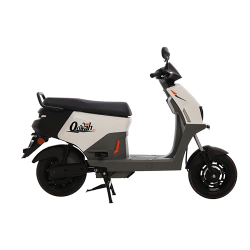 Image of Oowah EX Electric Scooter | 105 km Range | ~5-6 hrs Fast Charging | Removable Lithium-ion Battery with 5-Year / 50,000 km Warranty | Colour: Cloud White (Ex Showroom)