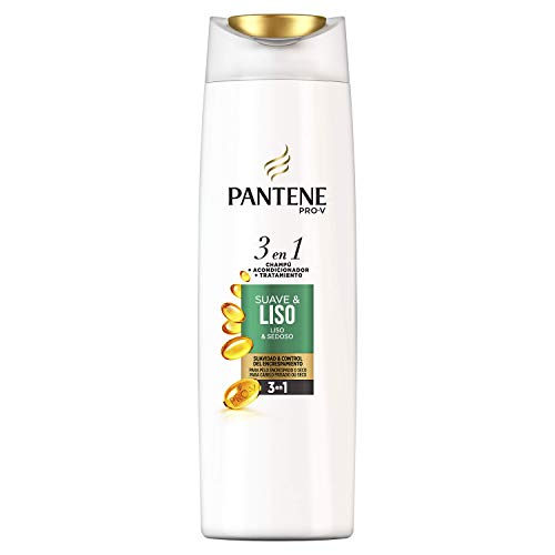 Pantene Pro-V Soft & Smooth Shampoo, Conditioner and Treatment 3 in 1, Incredible Softness and Frizz Control, 300ml - Image 8