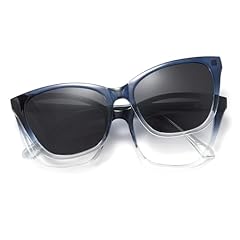 Frame: Gradient Blue+ Lens: Clear+black-grey-p1222