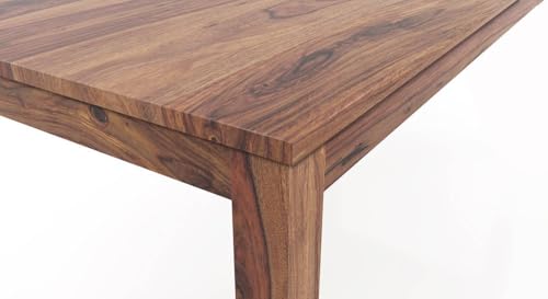 Image of Dining Table Set || Wood Dining Table with Chair 6 Seater || Dining Room Set || Wooden 6 Seater Dining Table || Modern and Unqiue Dining Table for Living Room (6 Seater Dining Table) Natural Finishs