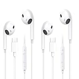 Premium Materials – These usbc headphones feature a durable yet flexible TPE cable for long-lasting use. The advanced composite diaphragm delivers powerful sound output while minimizing audio loss. Equipped with high-quality drivers, they offer excep...