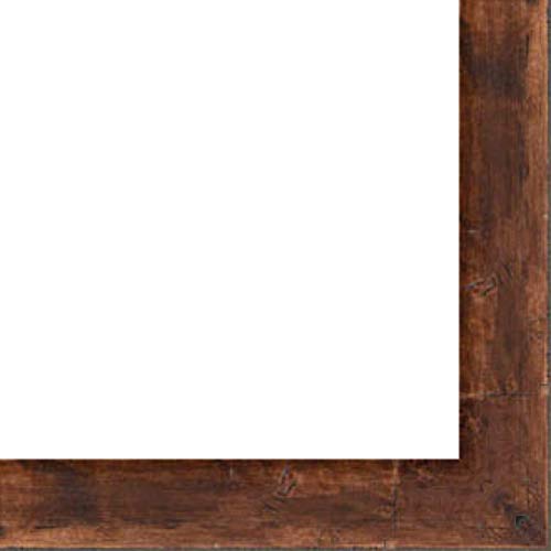 Picture Frame Moulding (Wood) 100ft Bundle - Traditional Walnut Finish - 0.75