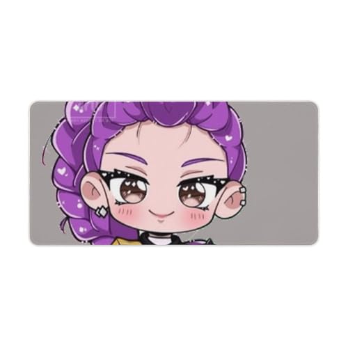 KPOPガールズ! デーモン・ハンターズ マウスパッドキーボードパッドゲーム用一体型大型アニメの滑り止め耐久性
