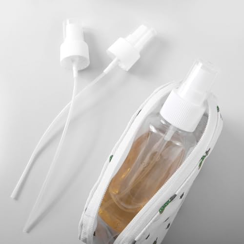 8 Pcs Spray Tops for Bottles, Plastic Spray Tops for Bottles, Spray Bottle Top Replacement, Sprays Nozzle for Bottle (White, 24/410 Cap Size)3