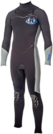 Hotline Wetsuits Men's GT 4/3 mm Full Suit Black/Gray