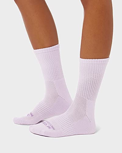 Image of 32 DEGREEES Women's 5 Pack Comfort Crew Socks | Anti-Odor | Arch Support | Active | Casual | Work