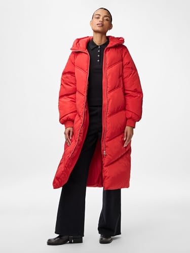 Pcjolie Long Puffer Jacket PIECES abrigo plumífero largo mujer acolchado 3