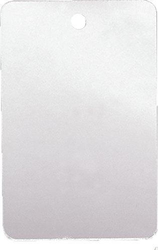 Army Universe Camping Mirror Stainless Steel 3"X4" - Portable Handheld Compact, Includes 24" Hang Chain Ballchain - Great For Shaving Shower Travel Emergency Cars Makeup Signal #TOP1