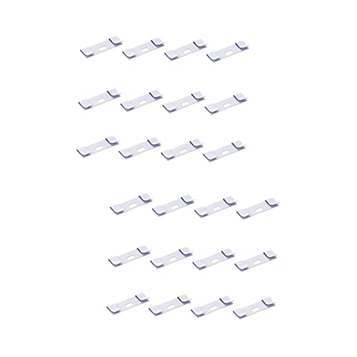 Garneck 24pcs Vertical Blind Repair Clips Essential Vane Savers for Vertical Blinds Easy to Install Replacement Parts for Window Shades Home Accessory for Quick Repairs