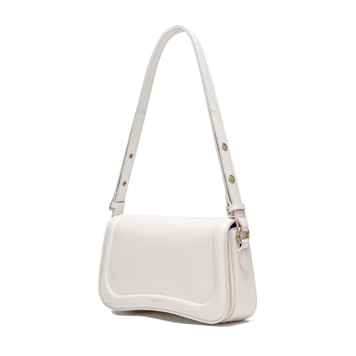 Image of JOLLQUE Crescent Shoulder Bag for Women,Small Leather Strap Dumpling Handbag Purse,Unique Trendy Designer Hobo Crossbody Bags