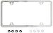 Genuine Audi ZAW071801B Slimline License Plate Frame with Audi Ring