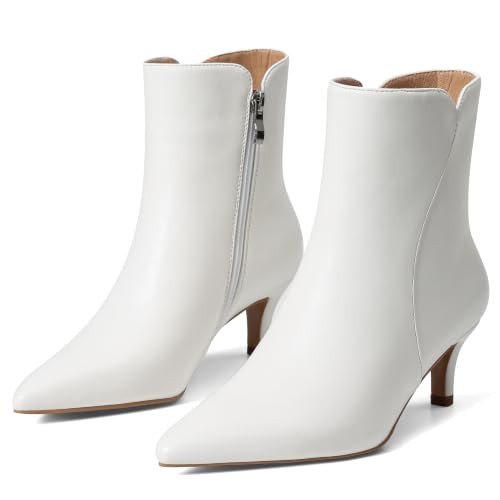Kitten Heel Ankle Boots - image 1