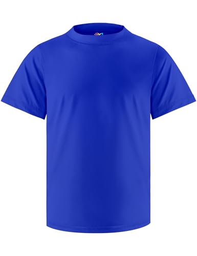Image of Boys Rash Guard Short Sleeve Swim Shirt UPF+ 50 Rashguard for Toddler Teens Water Sun Shirts Swim Wear Quick Dry