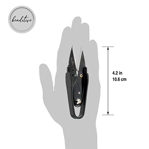 Beaditive Premium Thread Snips - Thread, Yarn, Embroidery Snipper For Sewing, Quilting, Knitting, Jewelry Making - High-Carbon Steel Blades With Protective Cap And Lanyard #TOP7