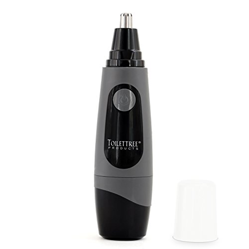 ToiletTree Products Water Resistant Nose and Ear Hair Trimmer with LED Light