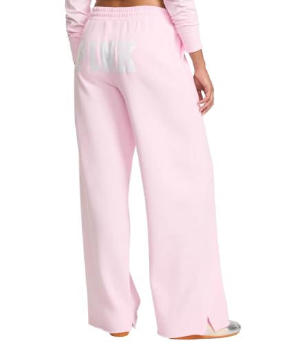 Victoria's Secret Pink Women's Campus Fleece Wide-Leg Sweatpants