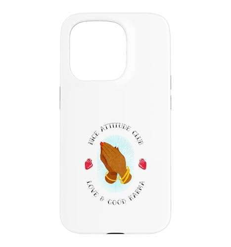 Nice Attitude Club Love & Good Karma (�|�W�e�B�u�Ȑ���) �X�}�z�P�[�X iPhone 15 Pro �p