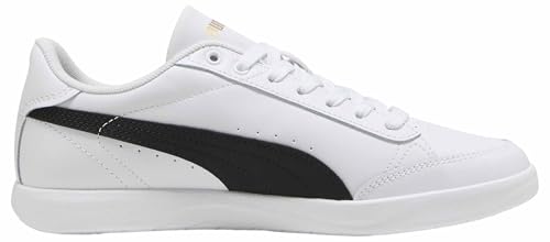 PUMA Vikky Star Damen-Sneaker, Weiß/Schwarz/Gold, 4 UK – Ansicht 5