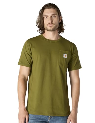 Image of Carhartt Men's Force Relaxed Fit Midweight Short-Sleeve Pocket T-Shirt