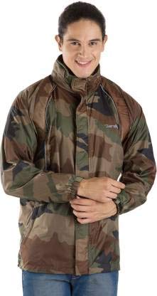 Nomkler Men Army print windcheater