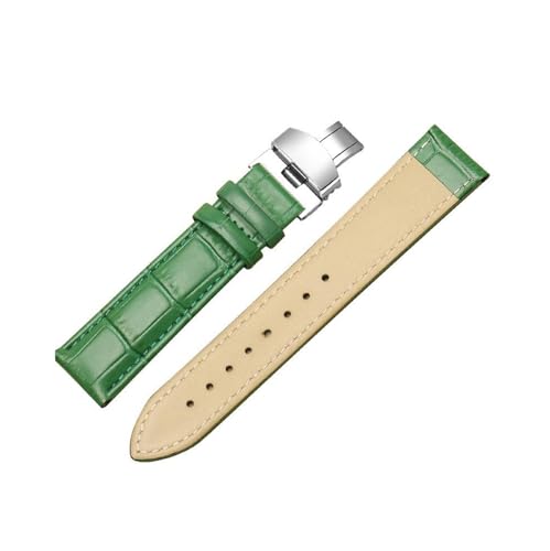 Bracelet en cuir véritable grain de bambou interchangeable 12-20mm - 3