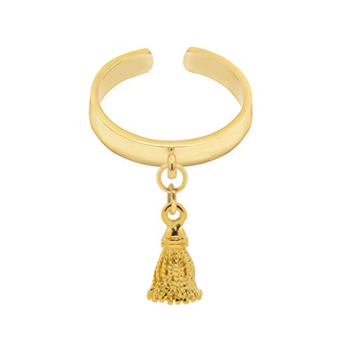 Image of Spinningdaisy Dangling Mighty Tiny Charm Adjustable Ring
