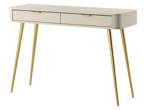 OVAL - Toeletta - 112 cm - con cassetti - beige