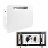 Divertissement organisé : le boîtier multimédia TV encastrable de 9 pouces offre de la place pour vos appareils de streaming tels que Fire TV, pour un espace de divertissement bien rangé et visuellement attrayant.