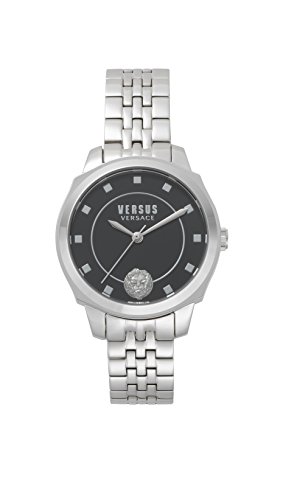 Preisvergleich Produktbild Versus by Versace Damen Analog Quarz Uhr mit Edelstahl Armband VSP510518