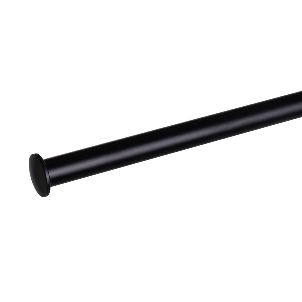 Toallero de pie con 3 Brazos de Metal Negro con Acabado Mate. Diámetro Base: 22 cm. Altura de Cada Brazo: 68 cm, 73 cm y 77 cm. Soporta 10 kg. Requiere Montaje