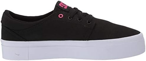 DC Women's Trase Platform TX Skate Shoe, Black/Fuchsia, 10.5B M US | Image 5