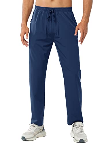 Northyard YDPM007-1-DARKBLUE-L Men'S Athletic Running Joggers Workout Track Tapered Pants Lightweight Quick Dry Sweatpants thumb #3