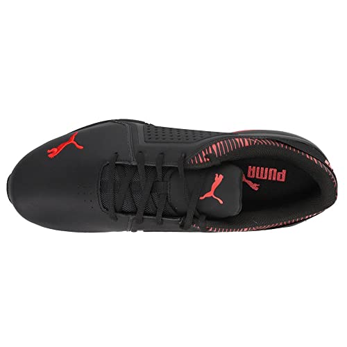 Image of PUMA Viz Runner Graphic Men's Running 13 D(M) US Black-High Risk Red