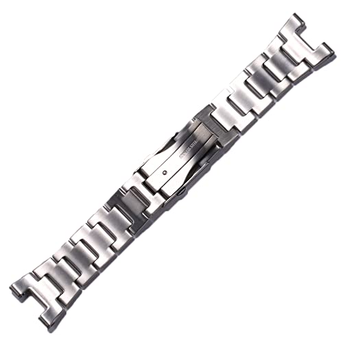 WRISTARMOR Stainless-Steel g-Shock Replacement Band Suitable for Casio GST-B100 GST-210 GST-S300 GST-S110 GST-S100 GST-W110 Men's Bracelet Watch Strap(Silver) - Image 3
