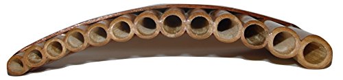 Premium Student Pan Flute Set: Bamboo Pan Flute + Tuning Stick + Case & Cleaning Rod #TOP2