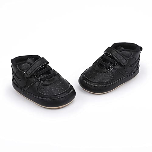 Image of Clowora Unsex Baby Shoes Boys Girls Infant Sneakers Non-Slip Soft Rubber Sole Toddler Crib First Walker Lightweight Shoes