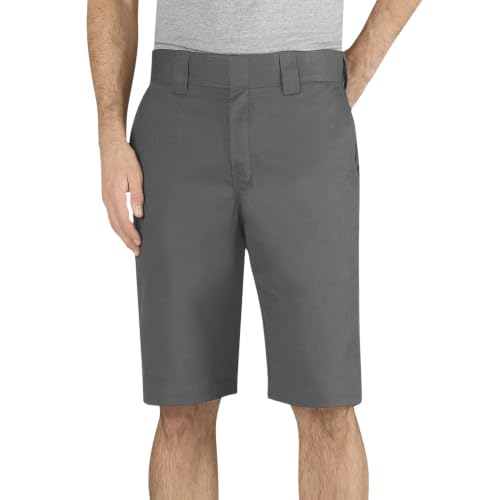 Dickies Men's 11 Inch Regular Fit Stretch Twill Work Short-Gravel Gray, 36 - image 1
