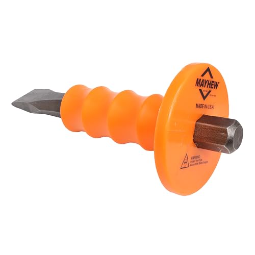 Image of Mayhew Select 10805 1-by-8-Inch Handguarded Cold Chisel