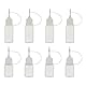CRLLDPM 8 Stück Nadelflaschen Set, Nadelspitzen Flasche, Präzisionsspitzen Applikator Flasche, Leimflasche, Applikator, Für DIY Handwerk Nachfüllkleber Nähmaschinenöl (5ML/10ML)