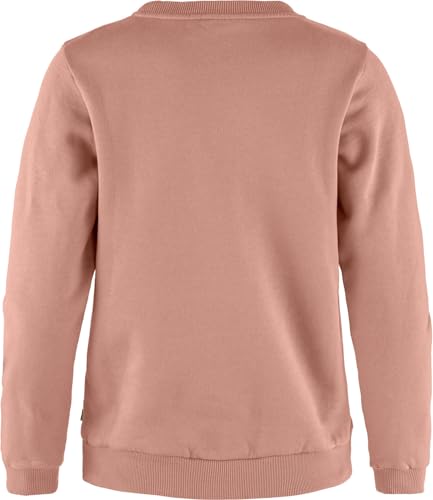 Image of Fjallraven Logo Sweater Women's Sweatshirt - Soft Fleece, Classic Crewneck, Organic Cotton Blend - Hiking, Travel